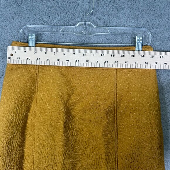 [BANANA‎ REPUBLIC] Mustard yellow gold pencil skirt - Picture 9 of 12